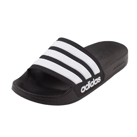 adidas badslippers zwart geel|Adidas club slippers.